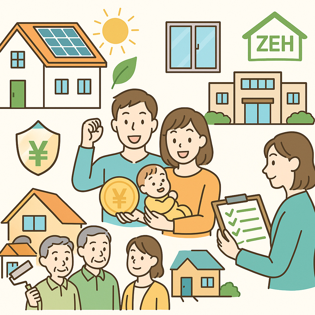 【2025年最新】住宅補助金完全ガイド｜住宅省エネ2025キャンペーンで最大200万円得する方法